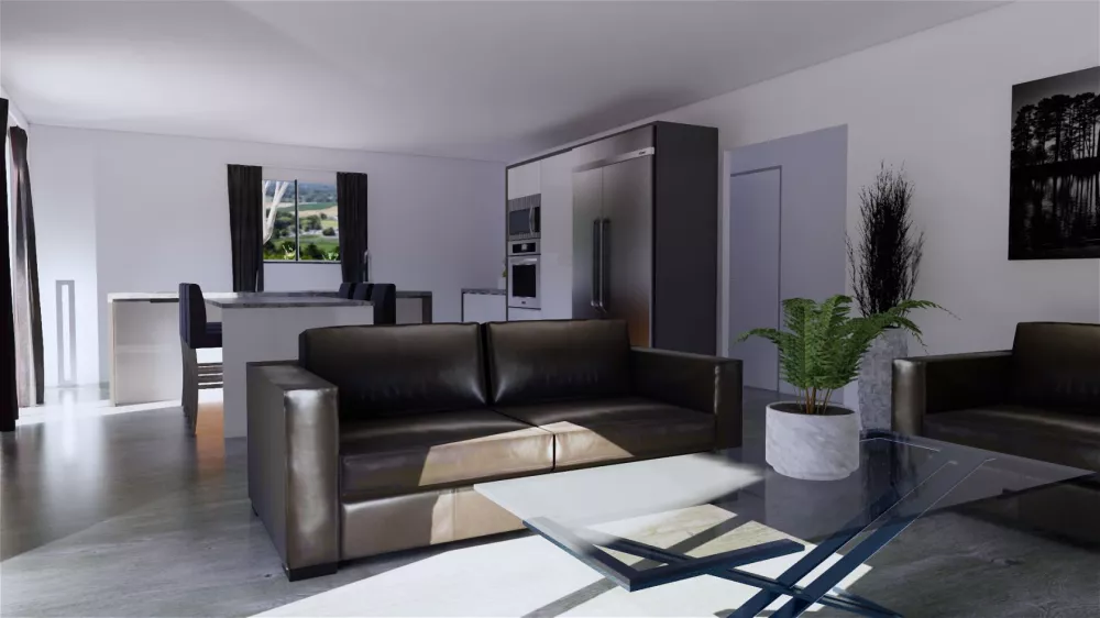 Image du modèle de maison 3D Intérieur A(2)