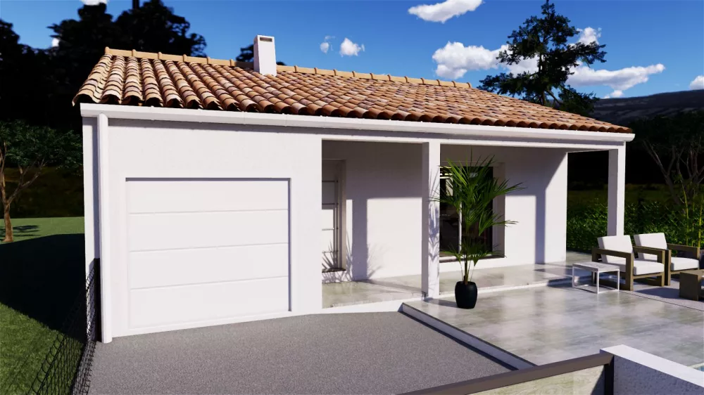 Image du modèle de maison 3D Extérieur E(2)