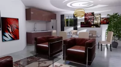 Image du modèle de maison 3D Intérieur E(2)