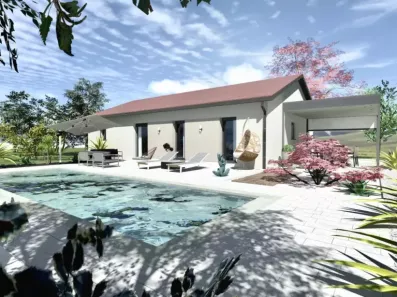 Image du modèle de maison MODELE A_Vue 3D