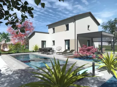 Image du modèle de maison MODELE F_Vue 3D