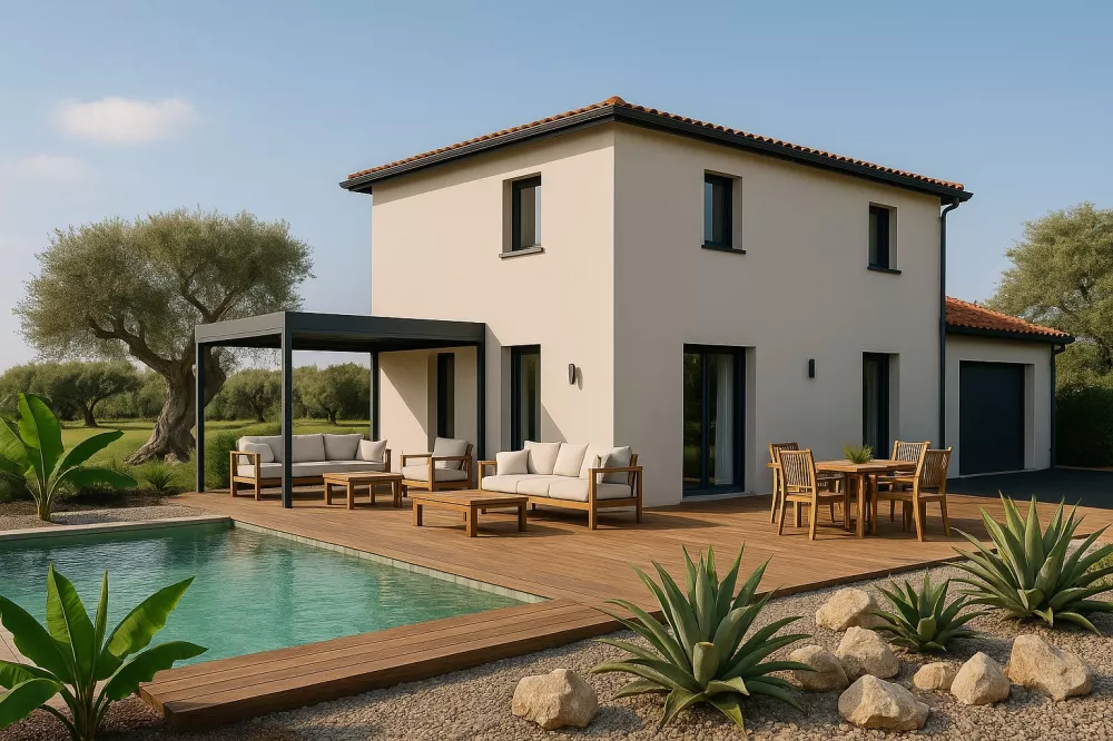 Image du modèle de maison Modèle C - 4 pans