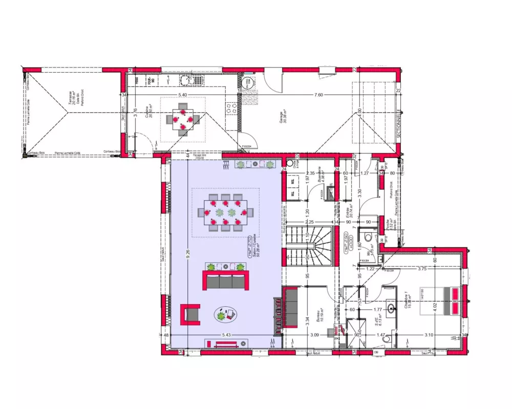 Image du modèle de maison PLAN-RDC