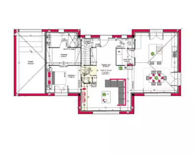 Image du modèle de maison PLAN RDC