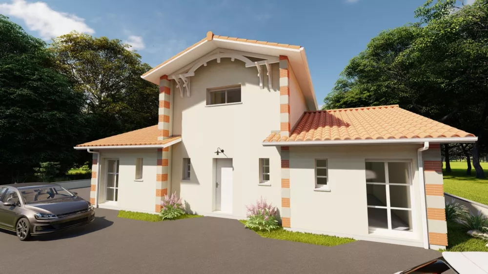 Image du modèle de maison ARCACHONNAISE-ETG-AUBREE