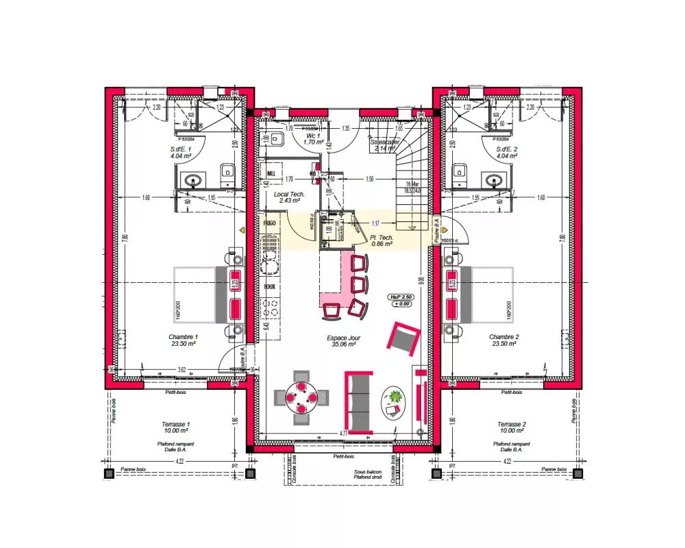 Image du modèle de maison PLAN-RDC