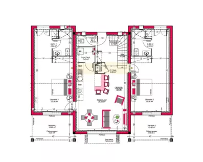 Image du modèle de maison PLAN-RDC