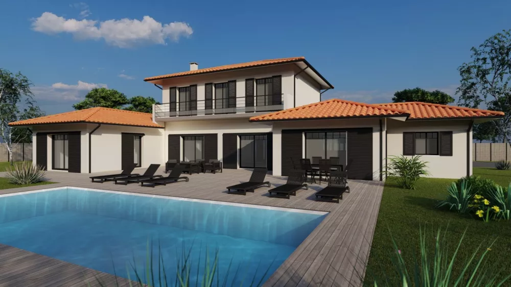 Image du modèle de maison Couleur Villas _version ss bois2