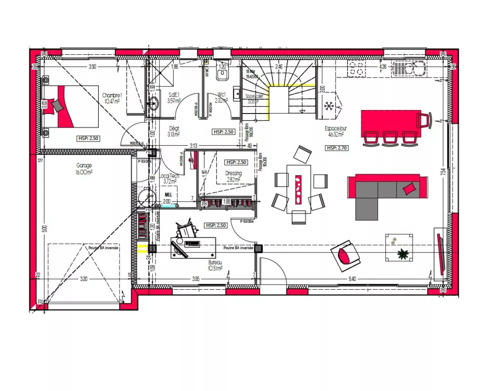 Image du modèle de maison PLAN-RDC