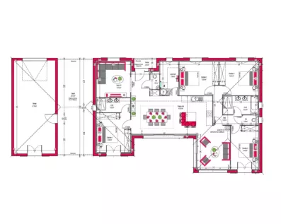 Image du modèle de maison PLAN-RDC