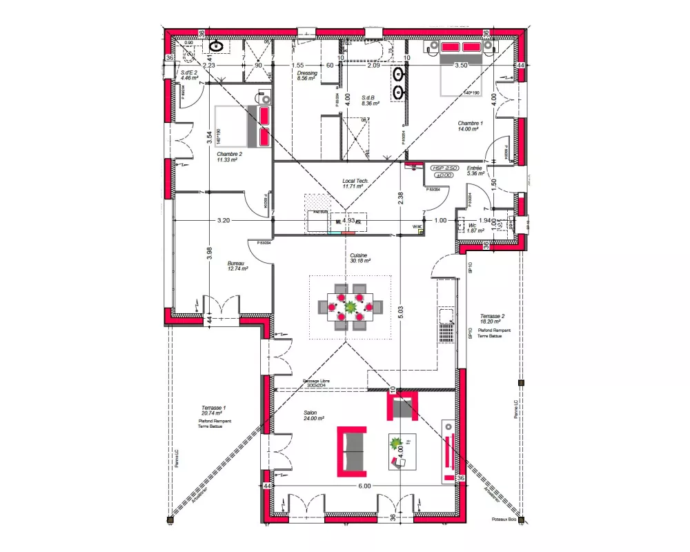 Image du modèle de maison PLAN RDC
