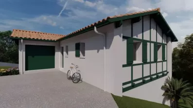 Image du modèle de maison Projet Ascain entrée