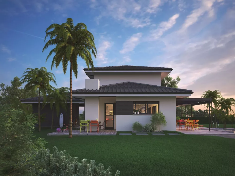 Image du modèle de maison Villa Florida_08h30_Maison Couleur Villas