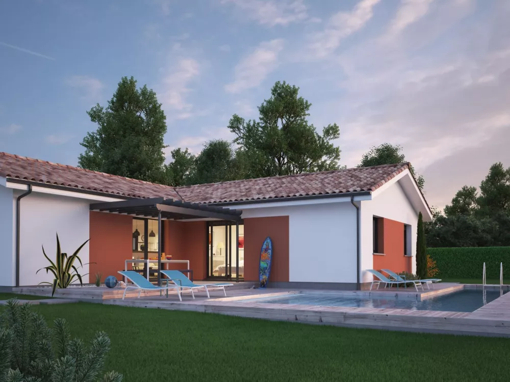 Image du modèle de maison Villa Mae_07h15_VueArPartielle_4x3_WEB