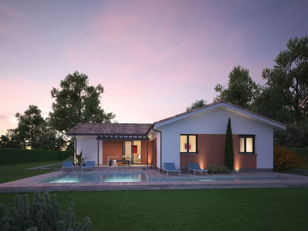 Image du modèle de maison Villa Mae_21h00_VueArEnsemble_4x3_WEB