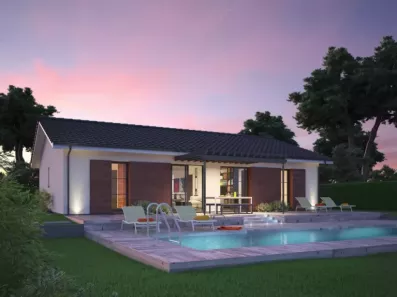 Image du modèle de maison Villa Rosa_20h30_Maison Couleur Villas