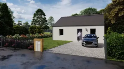 Image du modèle de maison VUE AVANT PP DROIT 2CH SANS GARAGE