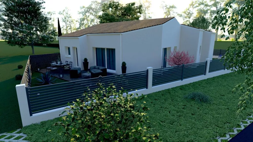 Image du modèle de maison Modèle 2 arrière