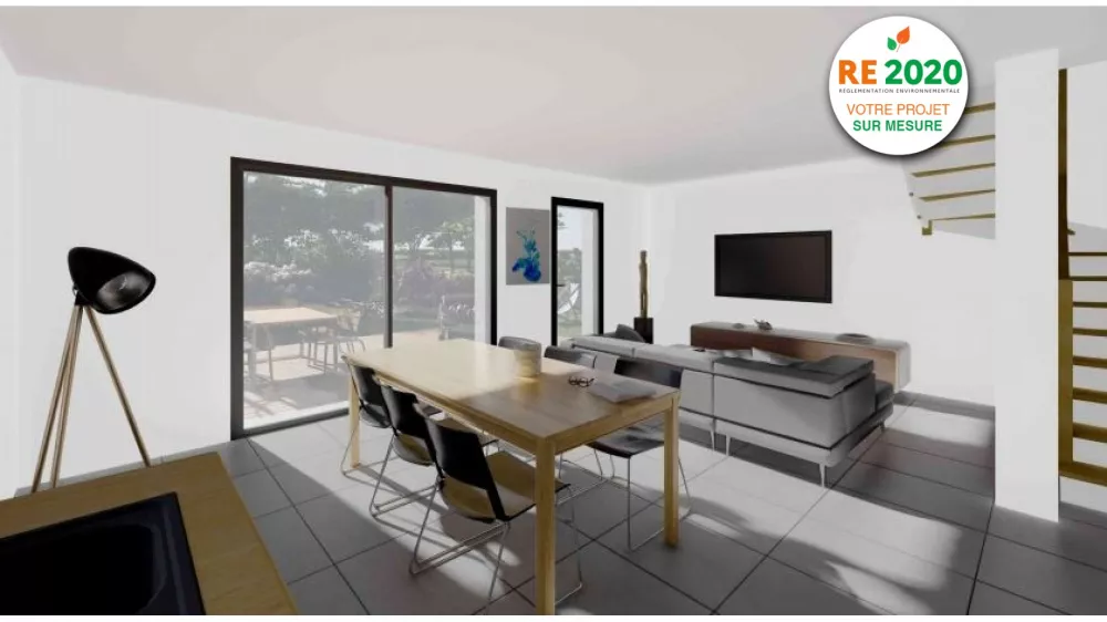 Image du modèle de maison intérieur pièce de vie
