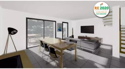 Image du modèle de maison intérieur pièce de vie