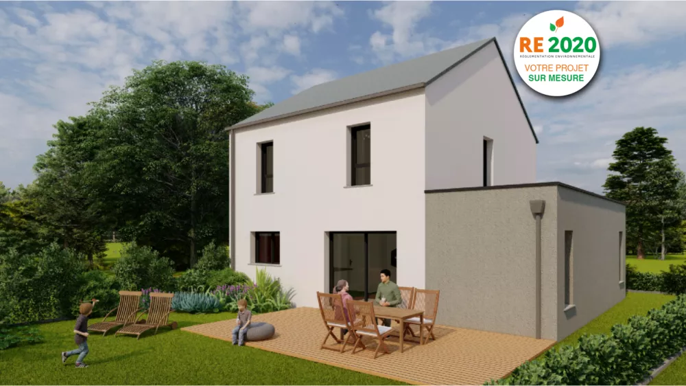 Image du modèle de maison Façade jardin DIALLO