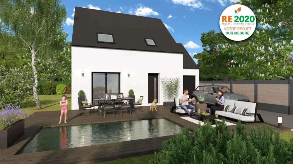 Image du modèle de maison PERS DBL 14 - GARAGE 2 PANS