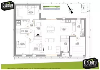Image du modèle de maison MARTINES RECTANGLE PISCINE PLAN