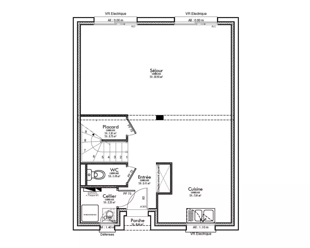 Image du modèle de maison DAUPHINE-1-RDC sans cotes