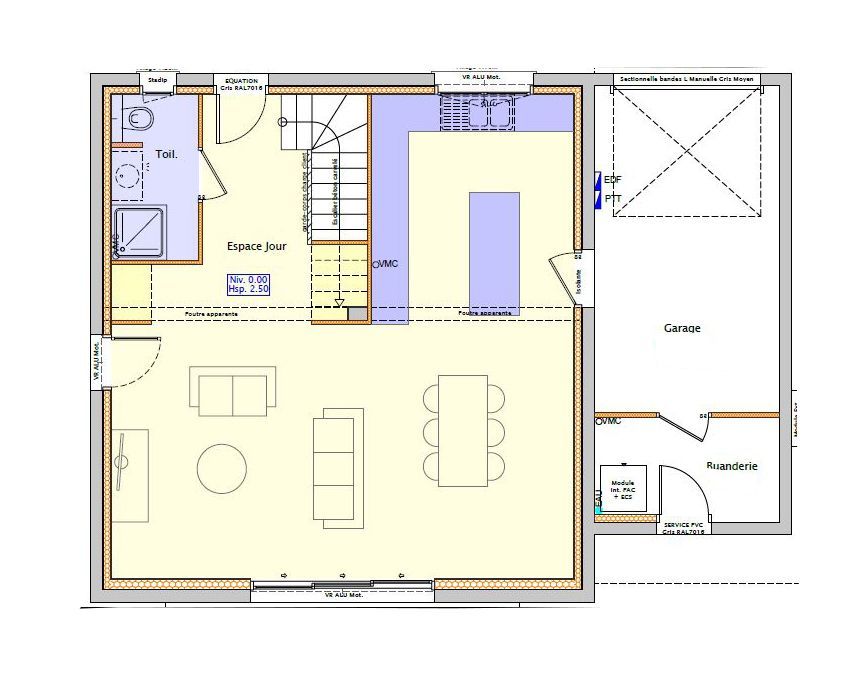 Image du modèle de maison RDC ACACIA 3 110m²