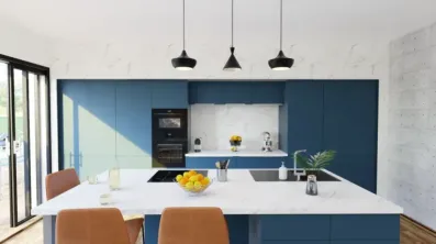 Image du modèle de maison vue face cuisine