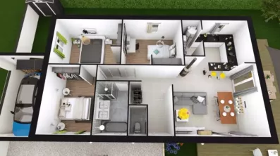 Image du modèle de maison Intérieur
