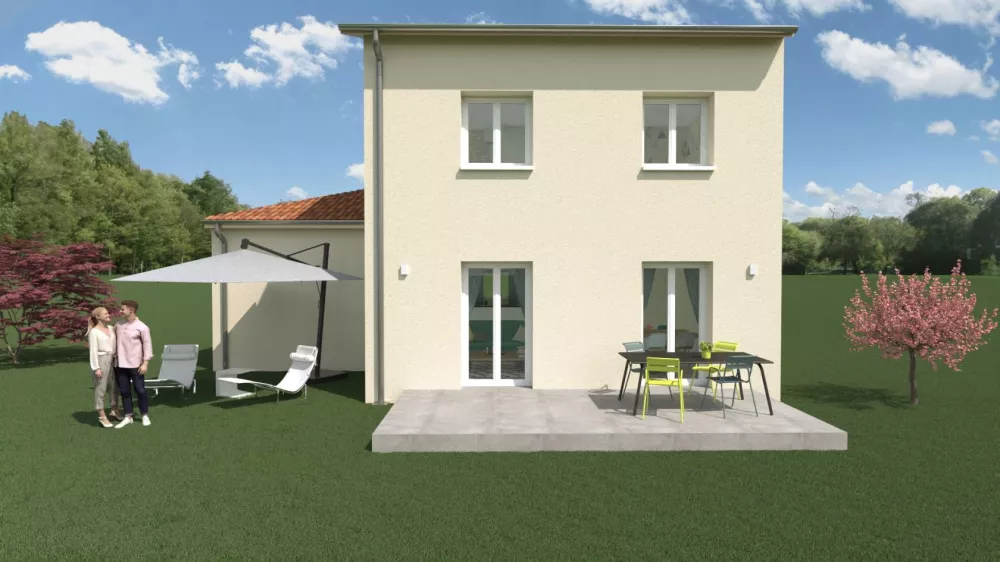 Image du modèle de maison pub balan arrière