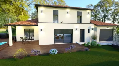 Image du modèle de maison orchidée avant ral 7016
