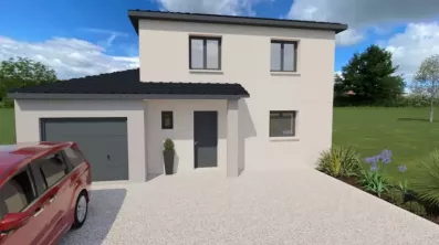 Image du modèle de maison Acacia ral 7016 tuiles noires