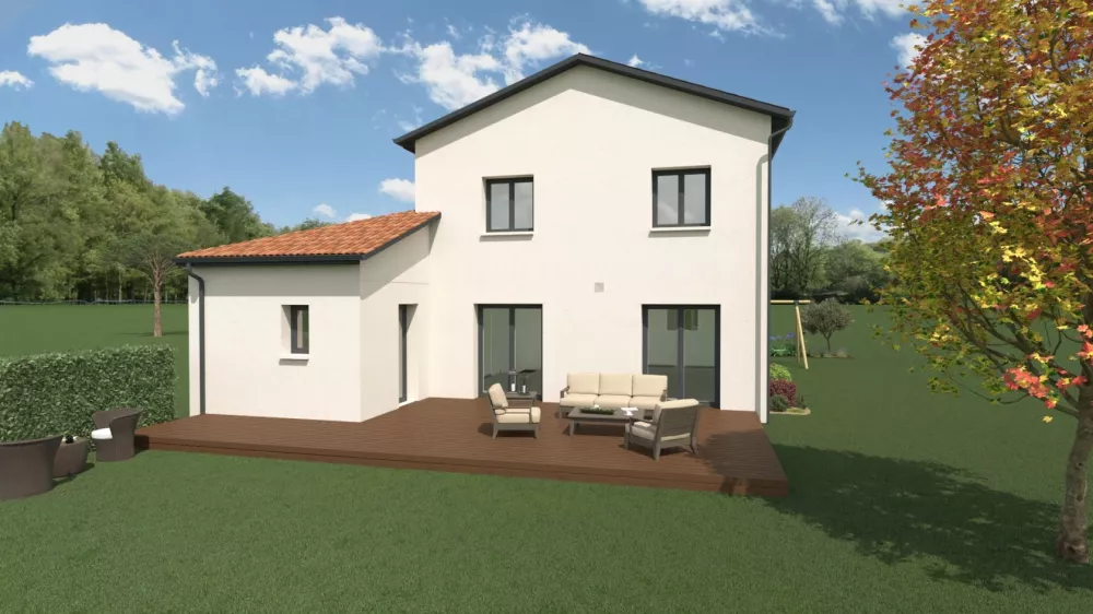 Image du modèle de maison acacia suite derrière garage