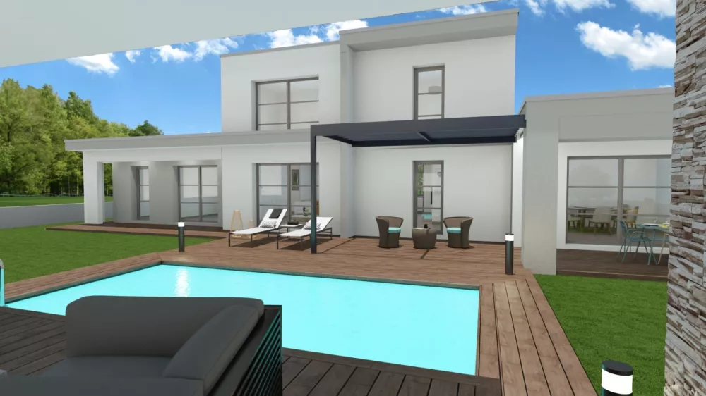 Image du modèle de maison Reglisse full toit plat 