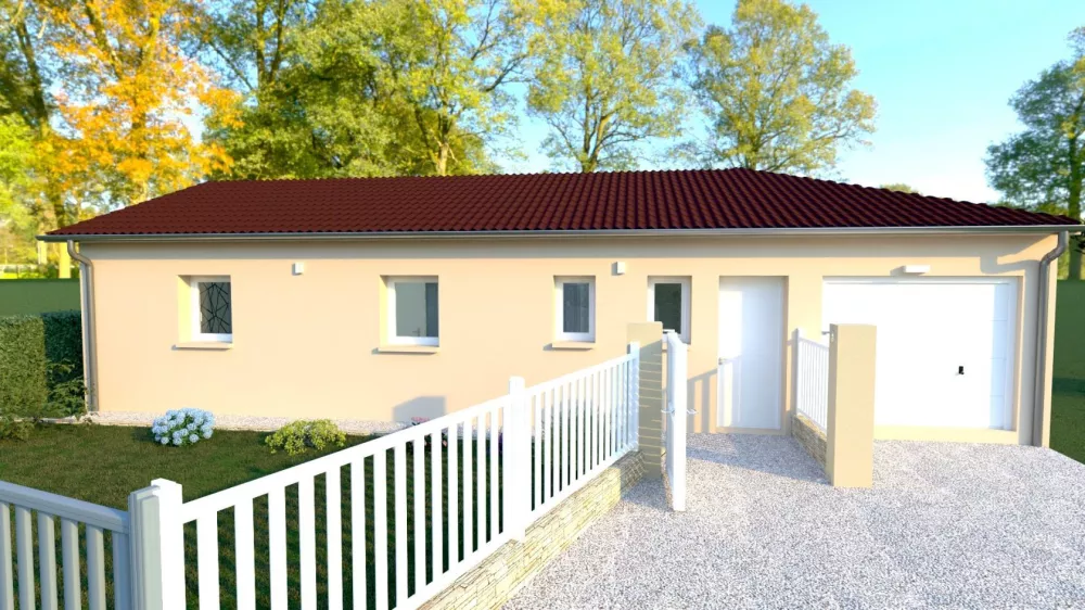 Image du modèle de maison entrée PP tradi