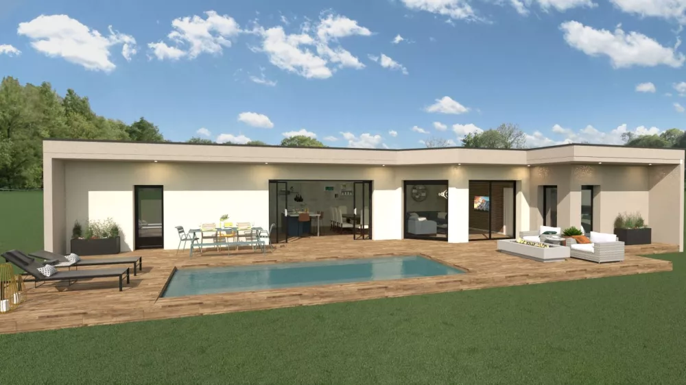 Image du modèle de maison PP haut de gamme toit terrasse
