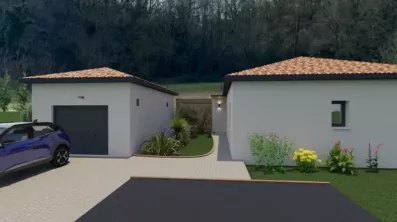 Image du modèle de maison saint bonnet de mur entrée