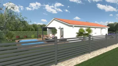 Image du modèle de maison B PLEIN PIED 80 + 21