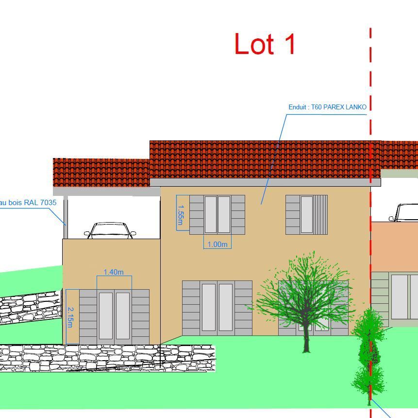 Image du modèle de maison lot 1