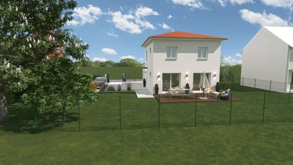 Image du modèle de maison acacia 80 + 15
