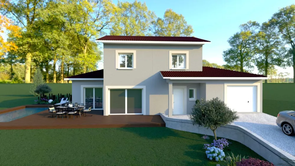 Image du modèle de maison Orchidée st george avant