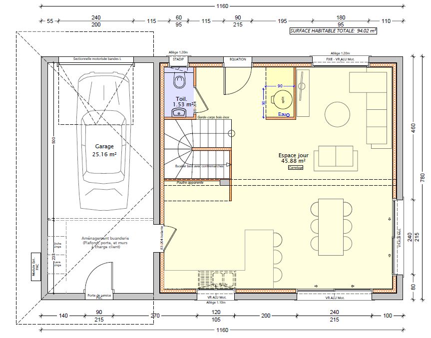 Image du modèle de maison Vallières rez