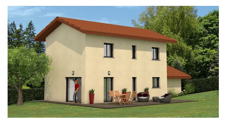 Image du modèle de maison Arbusigny terrasse