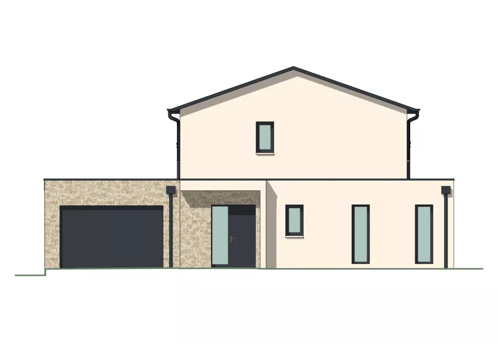 Image du modèle de maison Façade 1