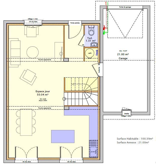 Image du modèle de maison ACACIA 1 RDC