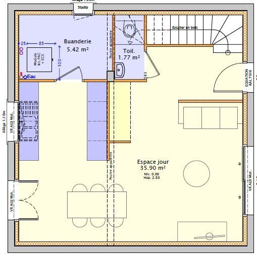 Image du modèle de maison maison rdc
