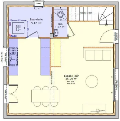 Image du modèle de maison maison rdc