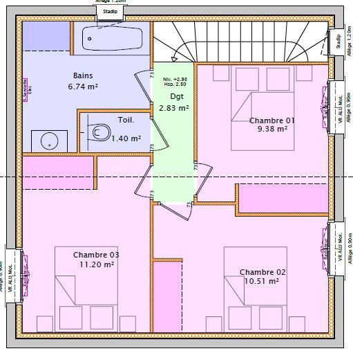 Image du modèle de maison maison étage
